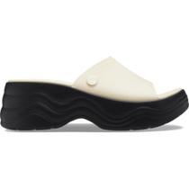 Sandália crocs skyline slide vanilla/black