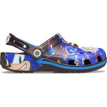 Sandália crocs sonic print classic clog t multi