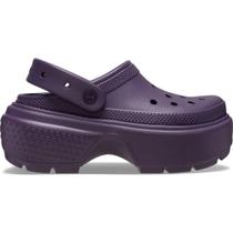 Sandália crocs stomp clog dark iris Sandália crocs stomp clog dark iris