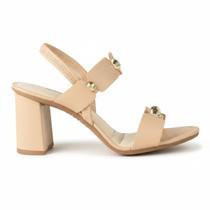 Sandália Dakota com Detalhes Metalizados Salto Bloco e Elegância