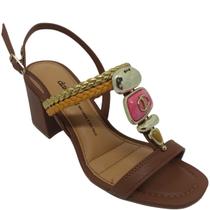 Sandália Dakota Feminina Pedras Decorativas