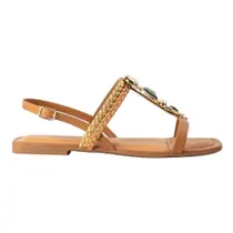 Sandália Dakota Feminina Rasteira Pedrarias Conforto Y9561 Sandália Dakota Feminina Rasteira Pedrarias Conforto Y9561