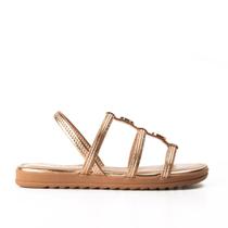 Sandália Dakota Flatform Metalizada