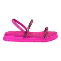 Sandália Dakota Papete Flatform Brilho Feminina Y6891 Pink