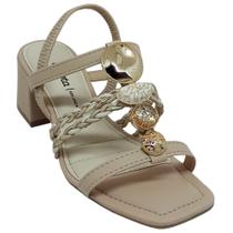 Sandália Dakota Pedrarias Salto Bloco Feminina Sandália Dakota Pedrarias Salto Bloco Feminina