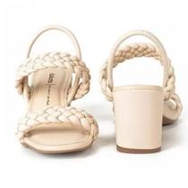 Sandalia dakota rives tule salto bege y0442