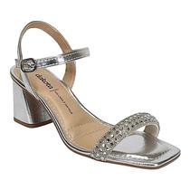 Sandália Dakota Salto Alto Y9764 Prata Cristal Sandália Dakota Salto Alto Y9764 Prata Cristal