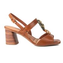Sandalia Dakota Salto Bloco - Feminina - Caramelo