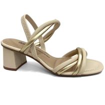 Sandália Dakota Salto Bloco Y8721 Tule