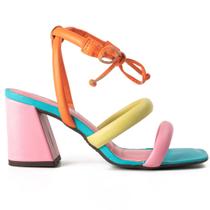 Sandália Dakota Tudo De Cor Salto Bloco Feminina