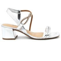 Sandalia Dakota Y7502 Salto Grosso Bico Quadrado Festa Feminino