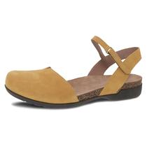 Sandália Dansko Rowan para mulheres Memory Foam Cork Mustard 39-40