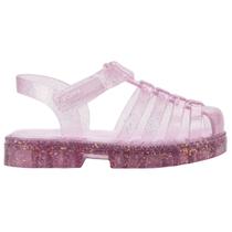 Sandália de Bebê Zaxynina Lovely Sand com Glitter Macia Confortável Papete Fofinha Baby