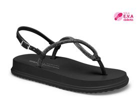 Sandalia de brilho strass flatform Dakota Y6241- Feminino
