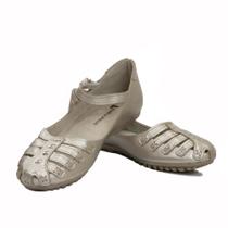 sandália de couro feminina estilo retrô cor ouro velho Izabela Araújo sandália de couro feminina estilo retrô cor ouro velho Izabela Araújo