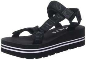 Sandália de cunha GUESS AVIN preta tamanho 8 Sandália de cunha GUESS AVIN preta tamanho 8