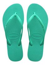 Sandália de dedo chinelo havaianas slim fc verde virtual