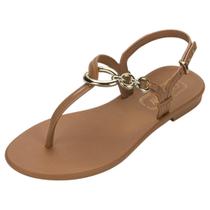 Sandália De Dedo Feminina Rasteira Moderna Estilo Grendha