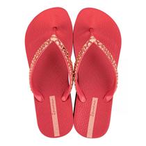 Sandália de Dedo Ipanema Mesh FlatForm Confortável Brilho