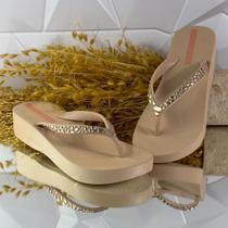 Sandália de Dedo Ipanema Mesh FlatForm Confortável Brilho Sandália de Dedo Ipanema Mesh FlatForm Confortável Brilho