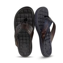 Sandalia de Dedo Masculina De Couro Chinelo Para Homem Pegada Original 131221