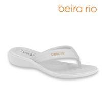 Sandalia de Dedo RasteiraTamanco Feminino Conforto com Salto Anabela Linha Conforto Beira Rio