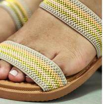 Sandália de Elástico Rasteirinha Tiras Strass Moda Verão Chinelo Praia Clube - Nomad Sandália de Elástico Rasteirinha Tiras Strass Moda Verão Chinelo Praia Clube - Nomad