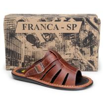 Sandália de Fivela com Alça em Couro Top Trabalho Passeio Sandália de Fivela com Alça em Couro Top Trabalho Passeio