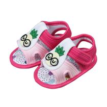 Sandália de menina keto com abacaxi pink