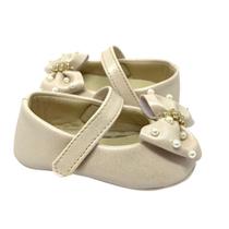 Sandália de Menina Sapatilha Infantil Bege ref.038