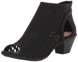 Sandália de salto alto Easy Street Sunrise feminina preta 7,5 X Wide