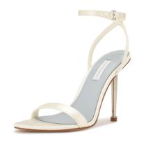 Sandalia de Tacón Nine West Reina7 para Mujer, Marfil con Tacón de 9.5 cm Sandalia de Tacón Nine West Reina7 para Mujer, Marfil con Tacón de 9.5 cm