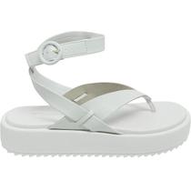 Sandália Dedo Feminina Casual Dia a Dia Flatform Com Amarração Conforto Moleca 5489.105