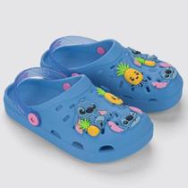 Sandália Disney Stitch Smile Grendene Kids - Azul Sandália Disney Stitch Smile Grendene Kids - Azul