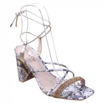 Sandália Divalesi Couro Snake Dv10973499