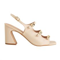 Sandália dm glam off white - Sandália dm glam off white -