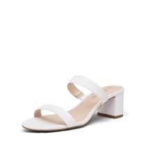 Sandália DREAM PAIRS DHS213 Feminina Branca com Duas Tiras 6