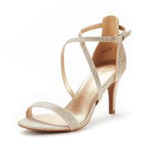Sandália DREAM PAIRS DOLCE Glitter Dourado 7 US