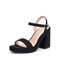 Sandália DREAM PAIRS GISELLE Salto Grosso Plataforma Bloco Sandália DREAM PAIRS GISELLE Salto Grosso Plataforma Bloco