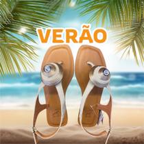 Sandália e, couro fenomena off white