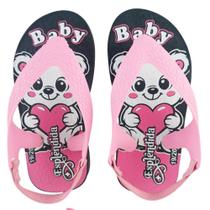 Sandalia Elastico Bebe Ursinho Esplendida Feminino Confortavel Sandalia Elastico Bebe Ursinho Esplendida Feminino Confortavel