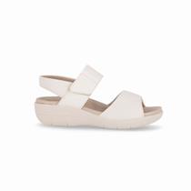 Sandália Fascite Anabela Off White