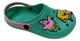 Sandália Fechada Bob Esponja Desenho Infantil Patrick Dupla