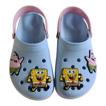 Sandália Fechada Bob Esponja E Patrick Dupla Escolar Verão