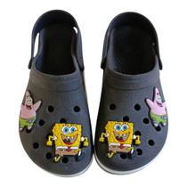 Sandália Fechada Bob Esponja E Patrick Dupla Escolar Verão