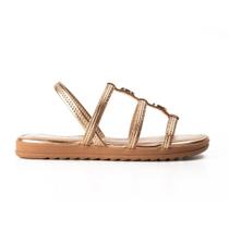 Sandália Fem Dakota Flatform Metalizado Dourado Y7571-0001