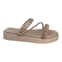 Sandália Fem Dois em Um Strass REF-ZX2225-1