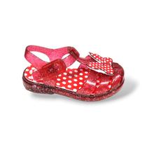 Sandália fem. Infantil Aranha Minnie Mouse Led Light Luzinha