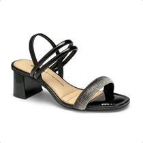 Sandalia Fem Salto Medio Grosso Dakota Y7731-0001