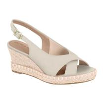 Sandália Feminina Anabela Beira Rio Salto Médio Sandália Feminina Anabela Beira Rio Salto Médio
